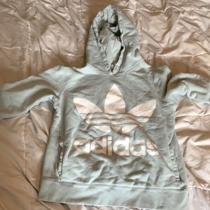ADIDAS trefoil hoodie vapor green